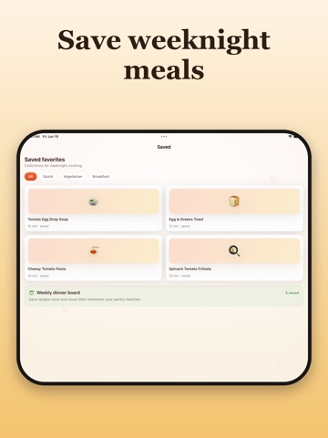PantryChef Recipe Snap iPad screenshot