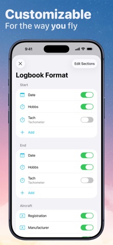 Pilot Logbook: Flight Hours iPhone screenshot