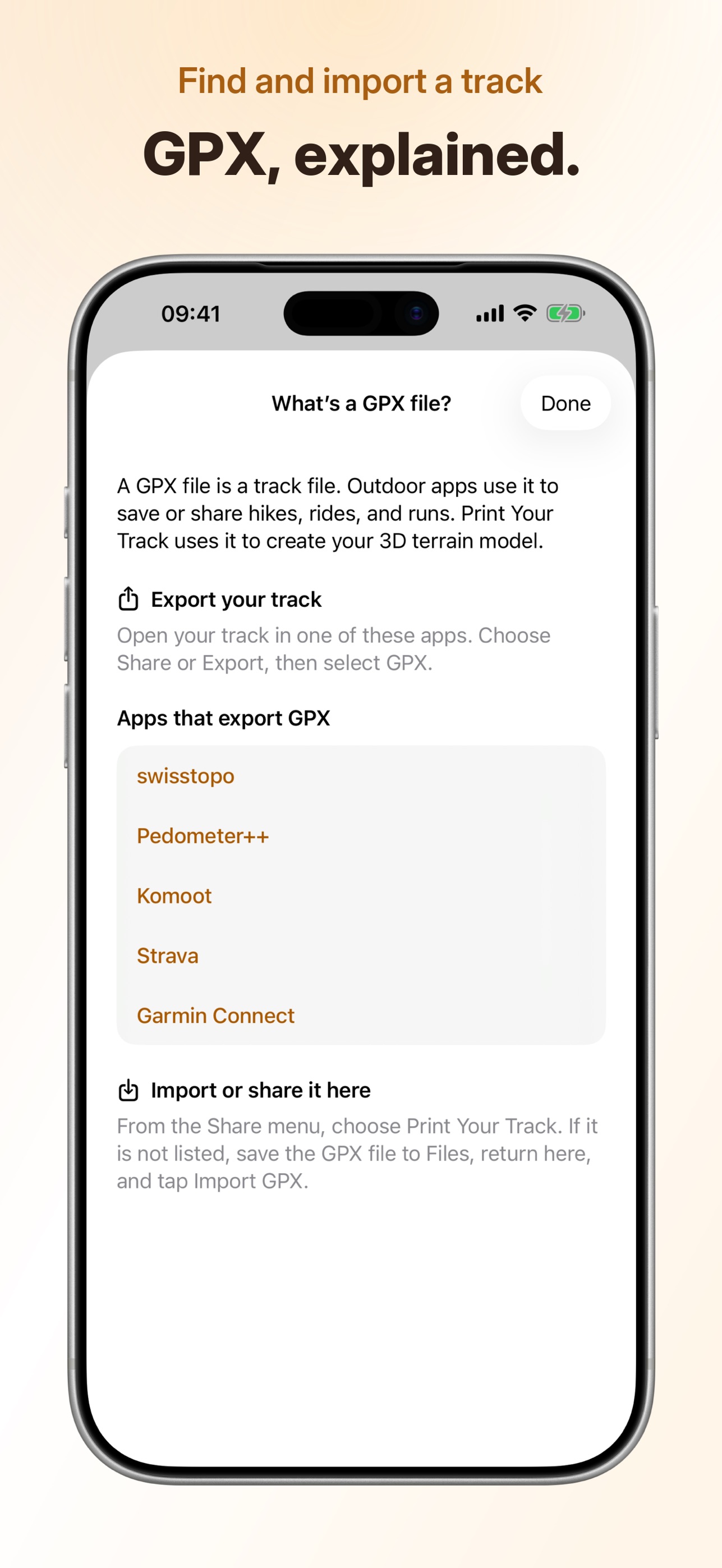 Screenshot 3 of Print Your Track
