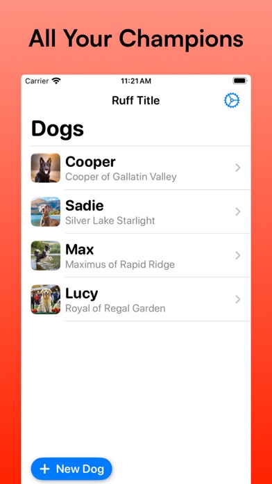 Ruff Title - Dog Title Tracker Screenshot