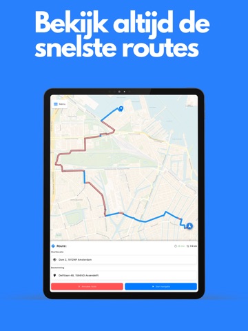 Bromly - Scooter navigatie iPad screenshot 2