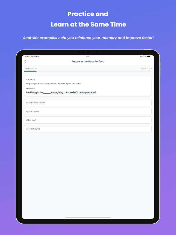 Tense Quest 16 English Tenses