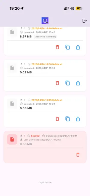 Encrypted Temp Storage screenshot 2
