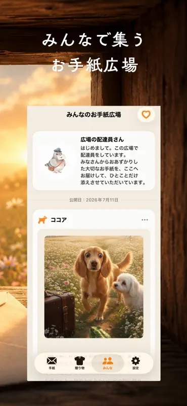 毎日あの子 - ペットロスに寄り添うお手紙交換 screenshot 3 of 5