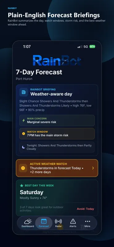 RainBot Weather screenshot 4 of 6
