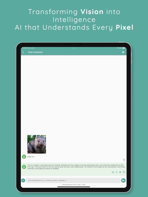 Chat Journey - Pocket AI Buddy iPad screenshot 4 - Utilities app