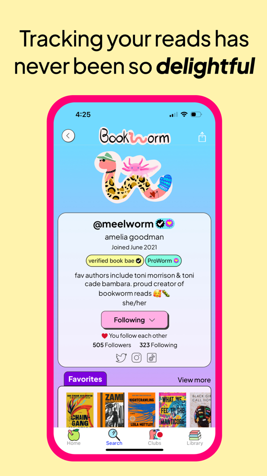 #3. Bookworm Reads (iOS) 由: Bookworm Reads CLUB