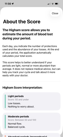 Higham Score screenshot