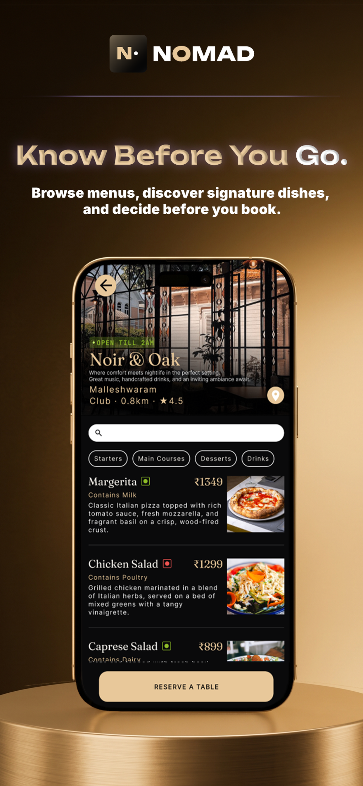Nomad: Dining & Nightlife screenshot 4