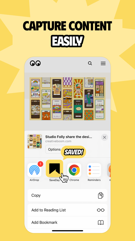 #2. SaveDay - Bookmark Manager (iOS) 由: Anh Linh Giang Nguyen