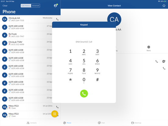 ENA SmartUC iPad screenshot 1 - Productivity app