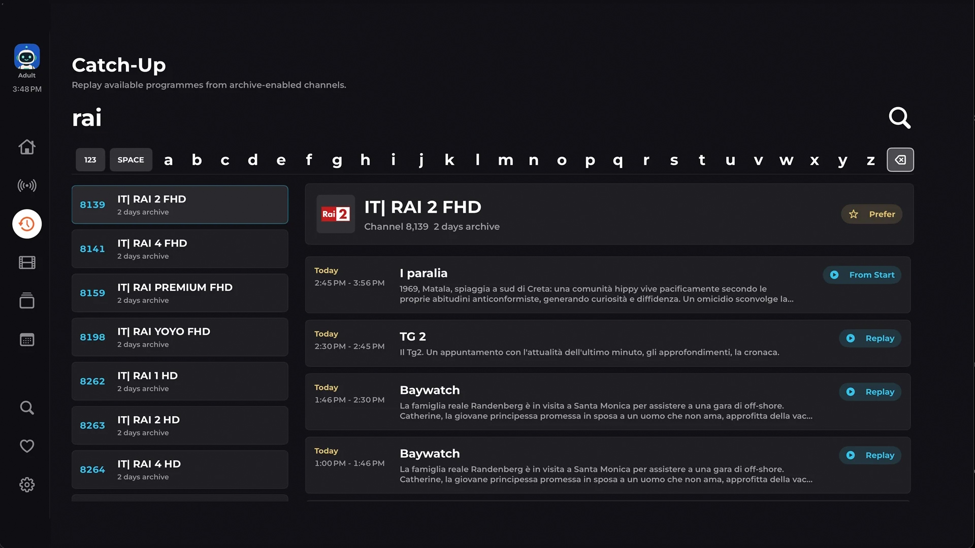 XTREAM IPTV PLAYER PRO+ screenshot 5