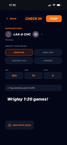 Fan Stat: Your Sports Journey iPhone screenshot