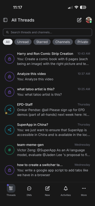 SuperApp Chat Screenshot 6 of 10