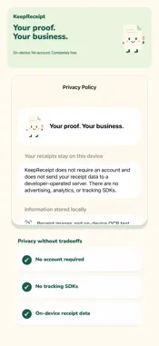 Receipt Scan: KeepReceipt screenshot 6