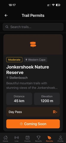 TrailTime SA Screenshot 1 of 5