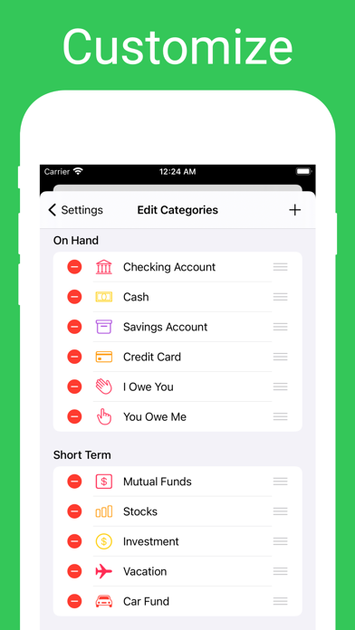 Screenshot #3 pour Balance: Net Worth & Budget