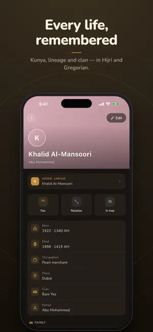 Nasab - Family Tree screenshot 2