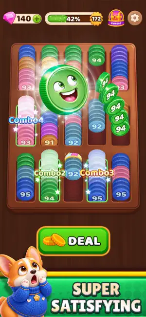 Coin Sort Merge Puzzle screenshot 4
