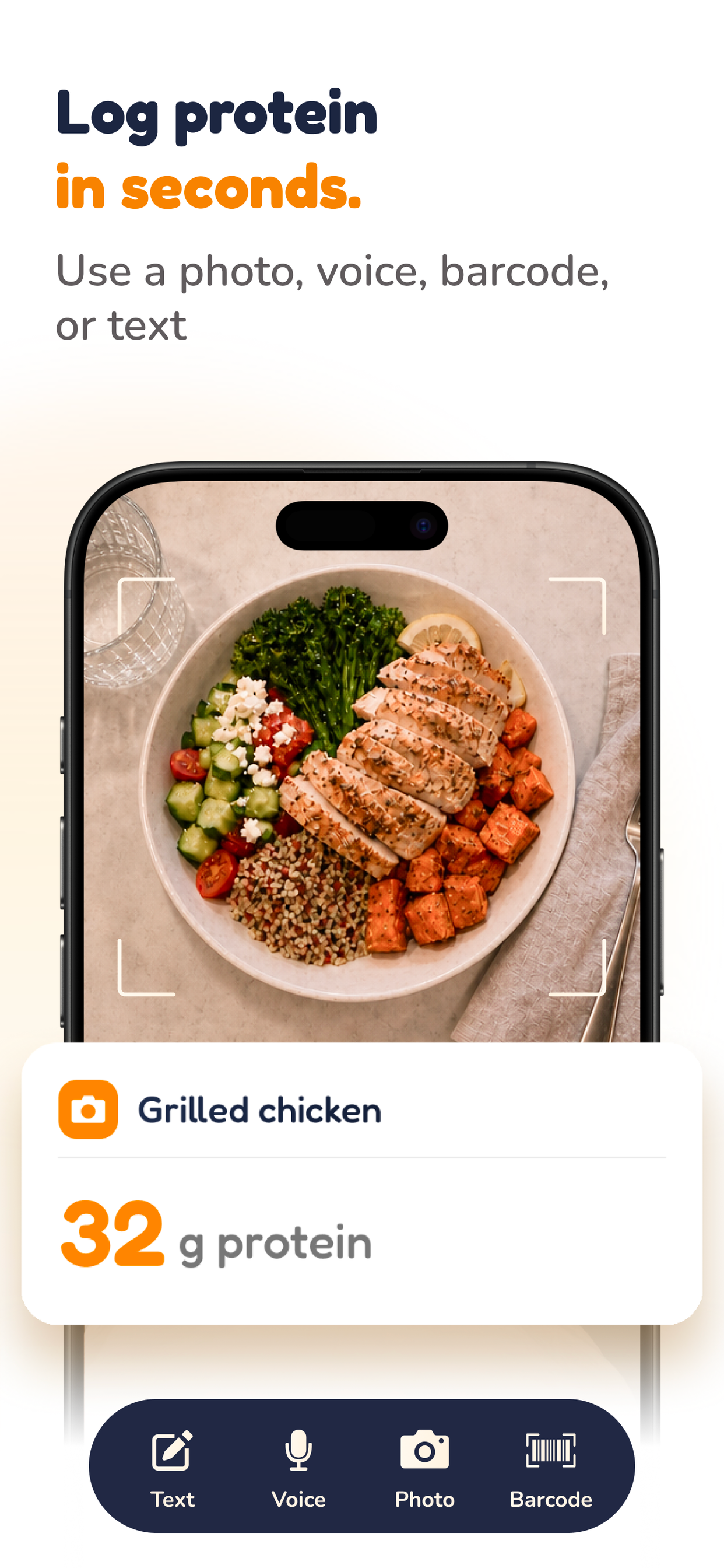 Protein Tracker & Food Scanner screenshot 2