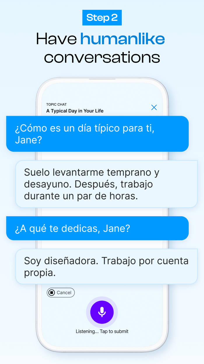 AI Language Practice - Bubblz