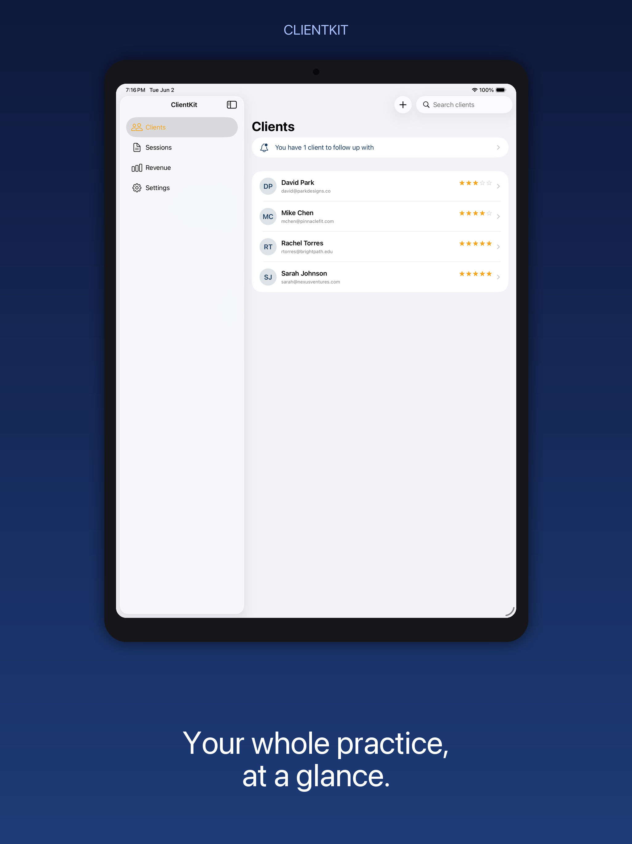 ClientKit: Session & Invoice screenshot 8