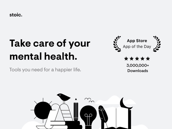 stoic. journal & agenda iPad app afbeelding 1