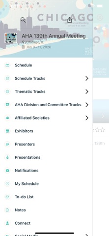 AHA Annual Meeting app screenshot 2