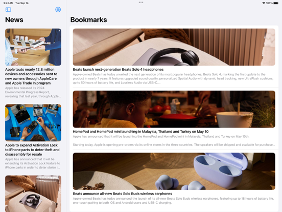 theapplepost.com iPad screenshot 2 - News app
