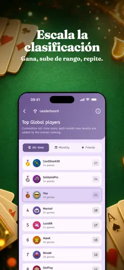 Captura de pantalla de SoliDuel - Match De Solitario en iPhone 5