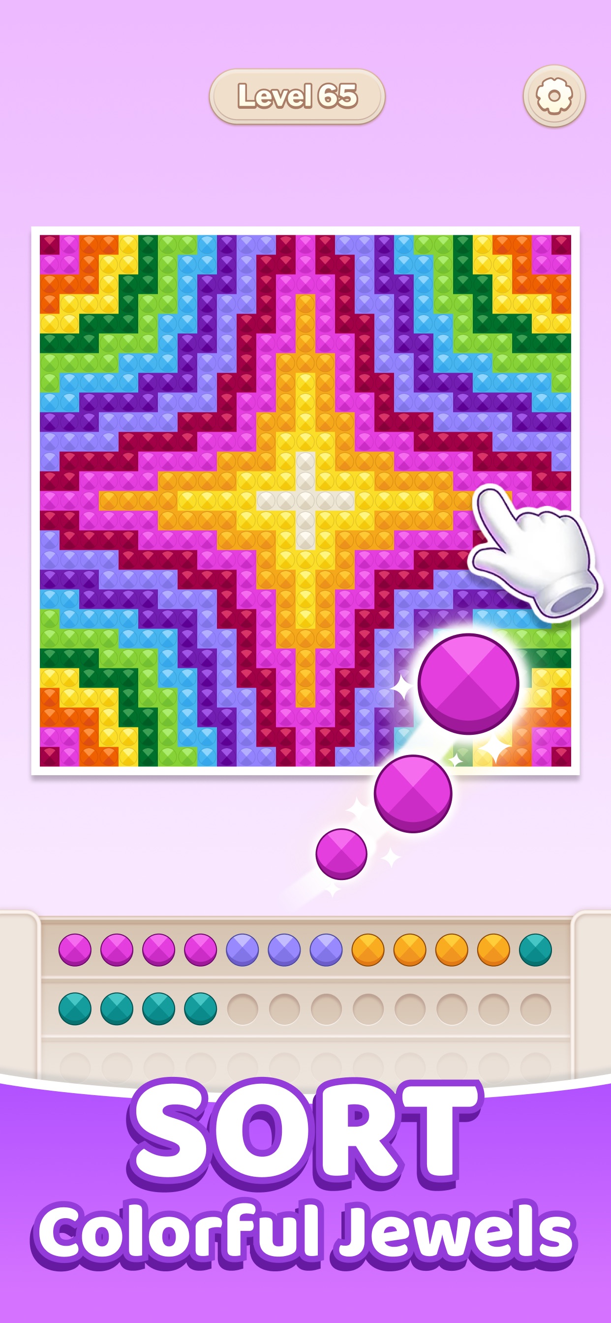 Screenshot 1 of Jewel Bloom - Color Sort Games