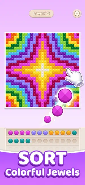 Jewel Bloom - Color Sort Games screenshot 1