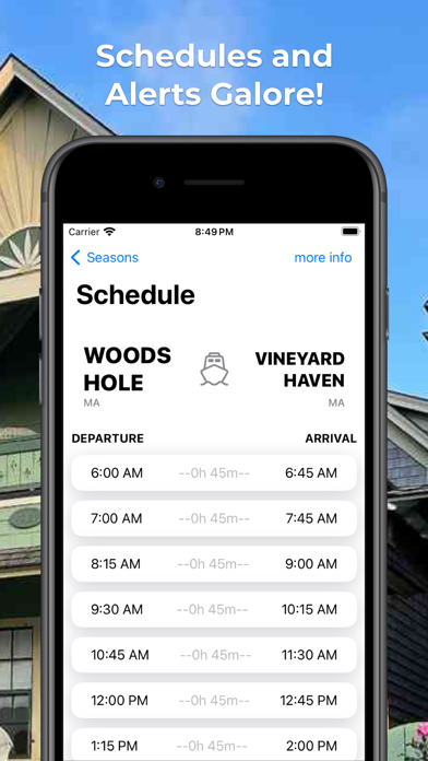 Martha's Vineyard Ferries Screenshot