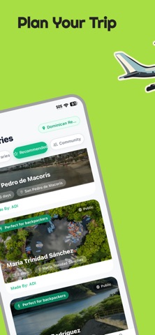 AdondeIr: Travel Itineraries iPhone screenshot