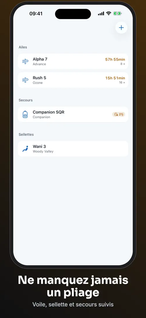 XC Log sur iPhone : capture d’écran 5 sur 6