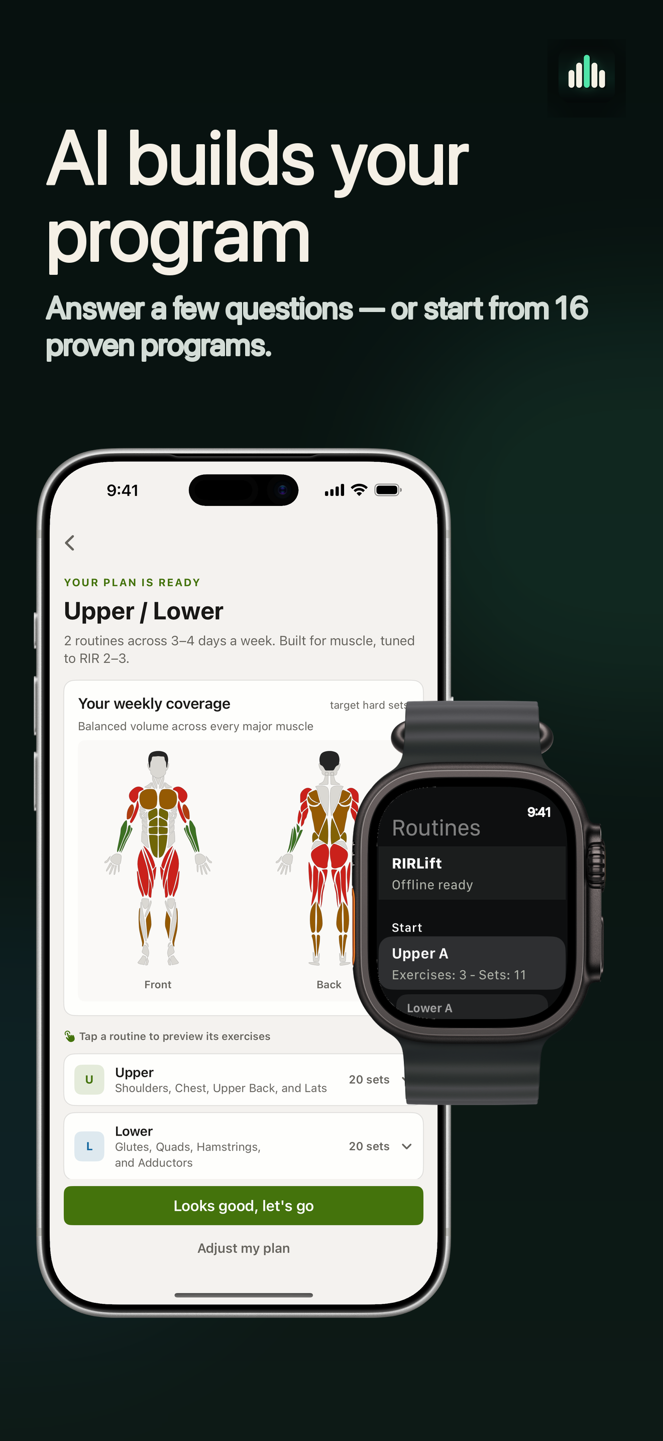 RIRLift: Hypertrophy Log screenshot 6