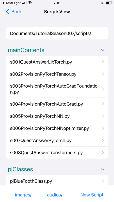 App screenshot