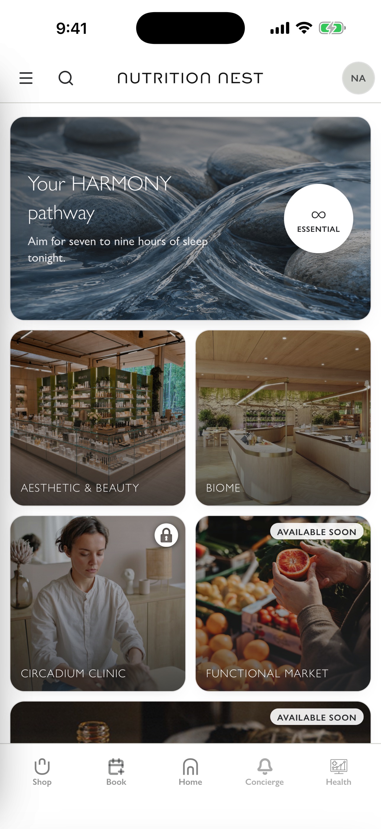 Screenshot 1 of Nutrition Nest