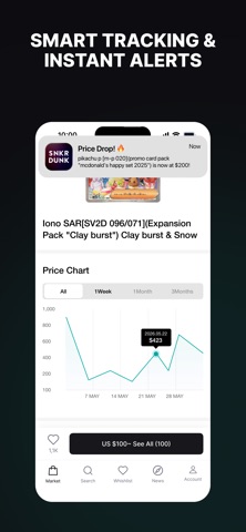 SNKRDUNK TCG & Sneakers iPhone screenshot 9
