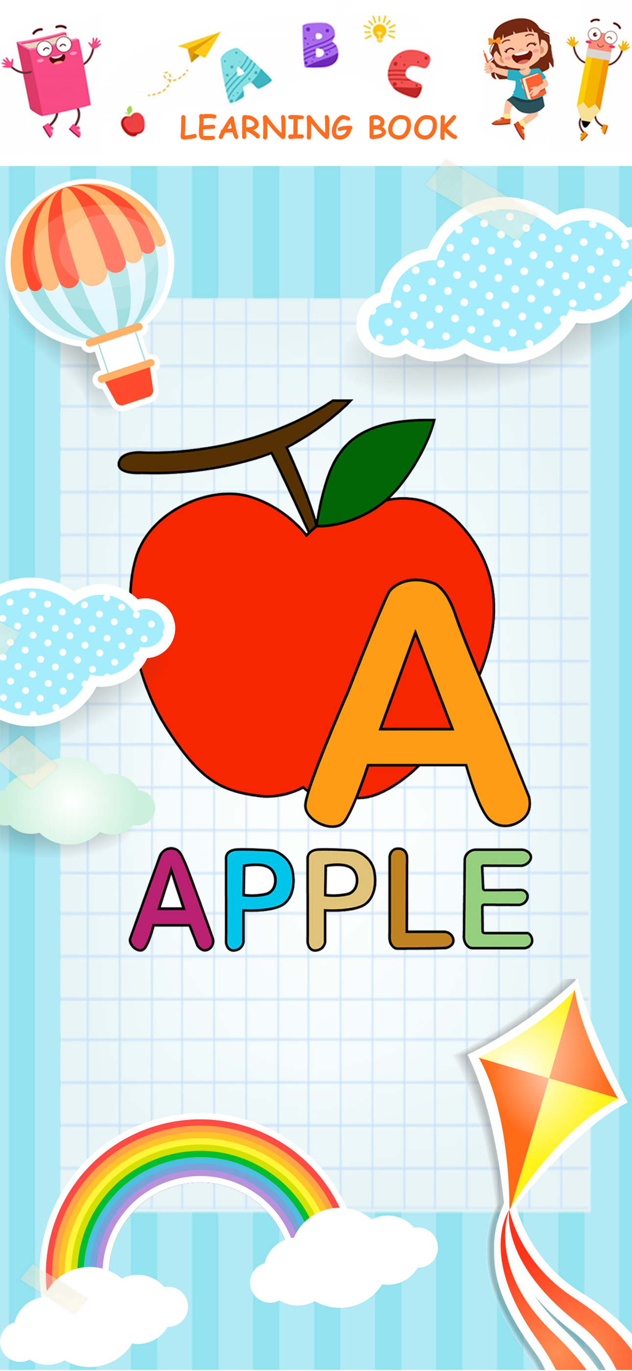 Abc Coloring Book Paint & Draw