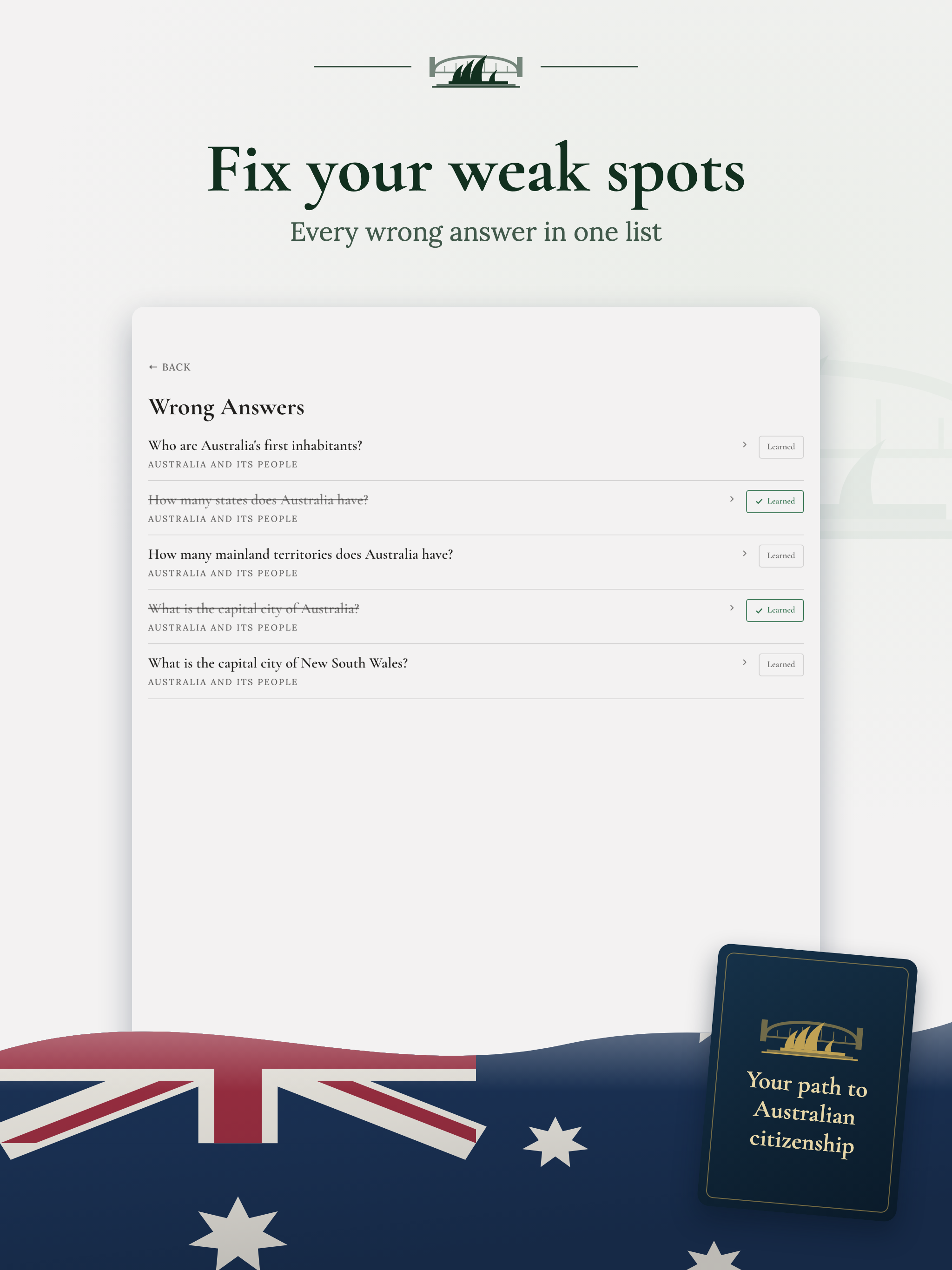 Citizenship Test 2026 AU screenshot 11