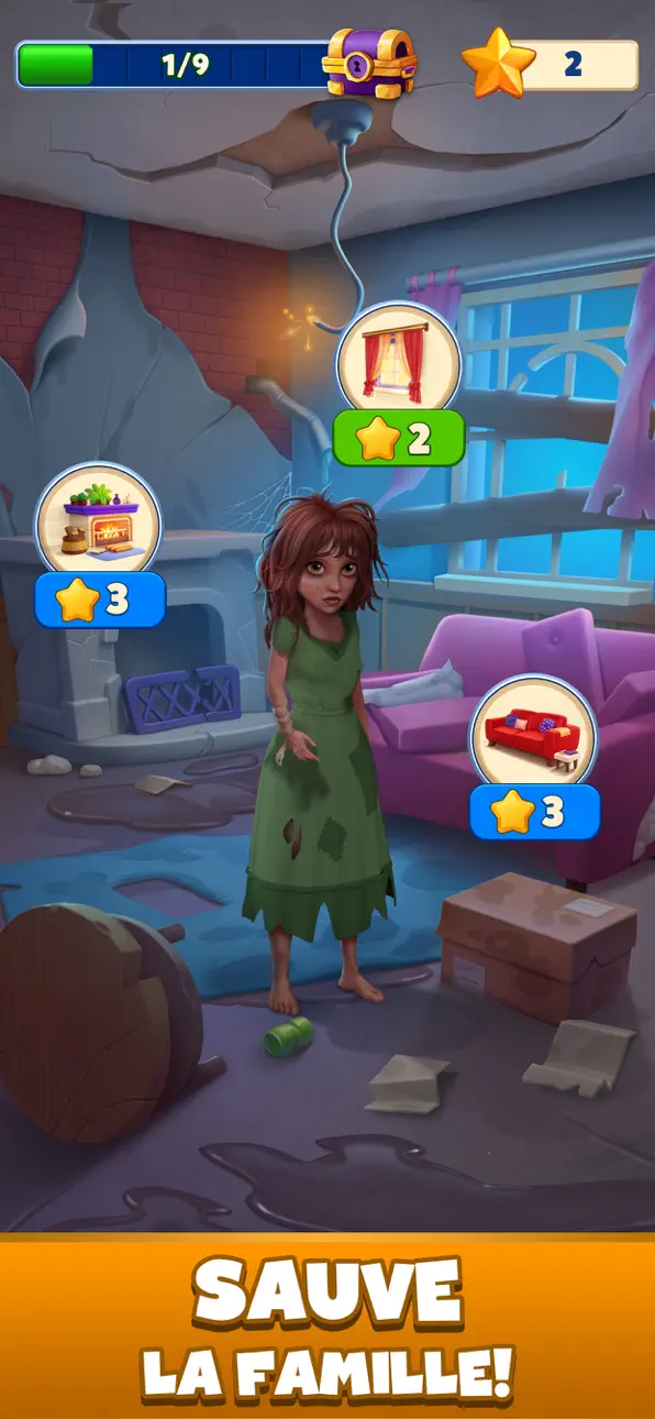 Goodwill Tiles: Match & Rescue iOS Mod IPA screenshot 1 - iOS game interface
