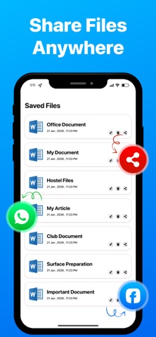 Image to Word Converter & Edit iPhone screenshot
