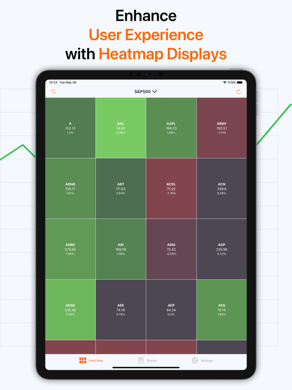 Stock+: Stock Market Heat Map iPad screenshot 5 - Finance app