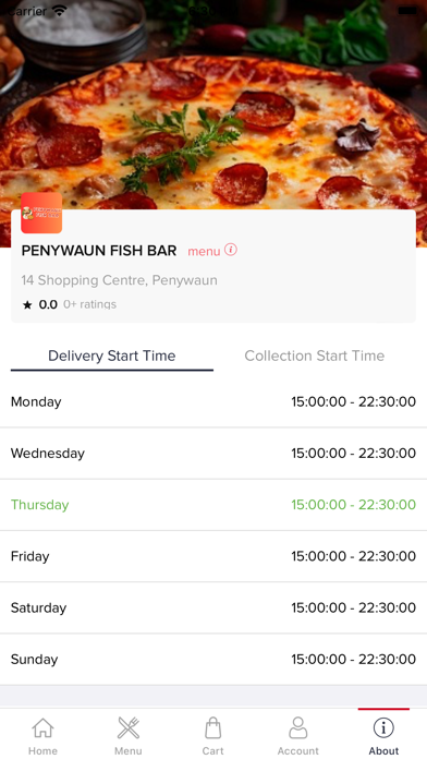 PENYWAUN FISH BAR ONLINE screenshot