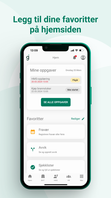 Grønn Jobb Screenshot