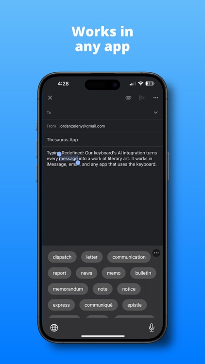 Thesaurus Keyboard - Synonyms screenshot-3