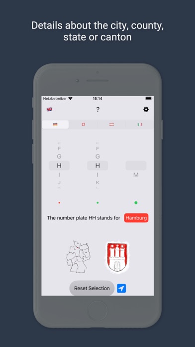 KennzeichenInfo Screenshot