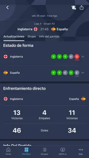 uefa euro y nations league iphone capturas de pantalla 2