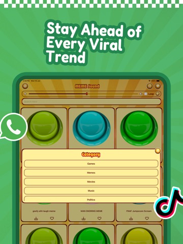 Meme Soundboard - Funny Sounds iPad screenshot